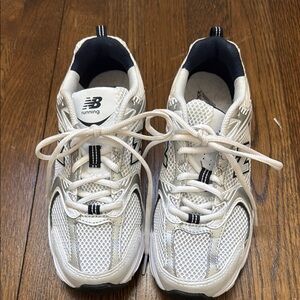 New Balance 530 white indigo silver